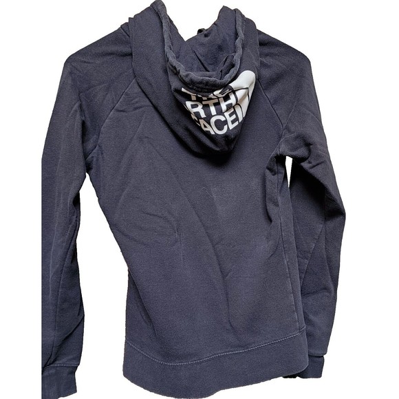 The North Face Black Pullover Hoodie Womens Size M Logo on Hood - Picture 4 of 6